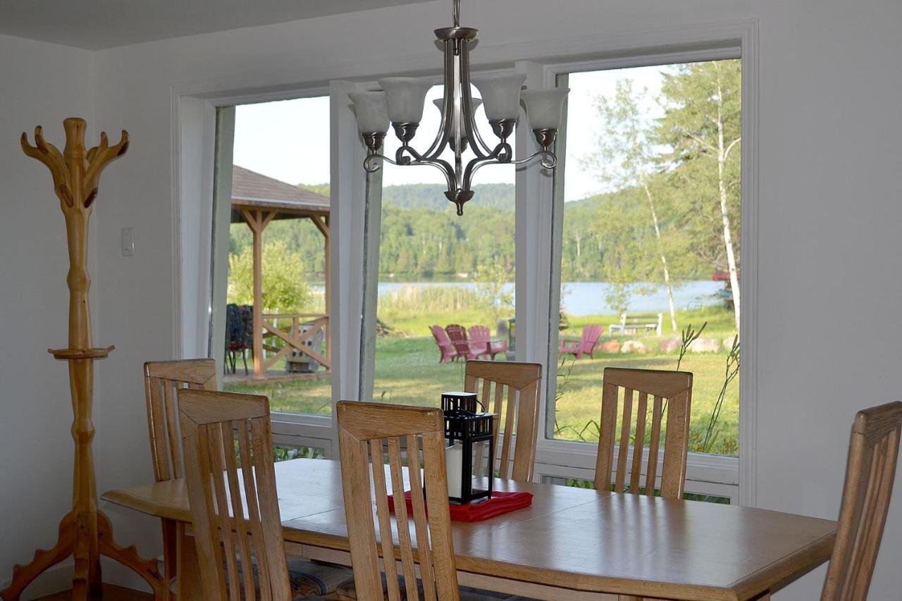 Les 4 Chalets - Le 605 Lac-Saint-Paul ภายนอก รูปภาพ
