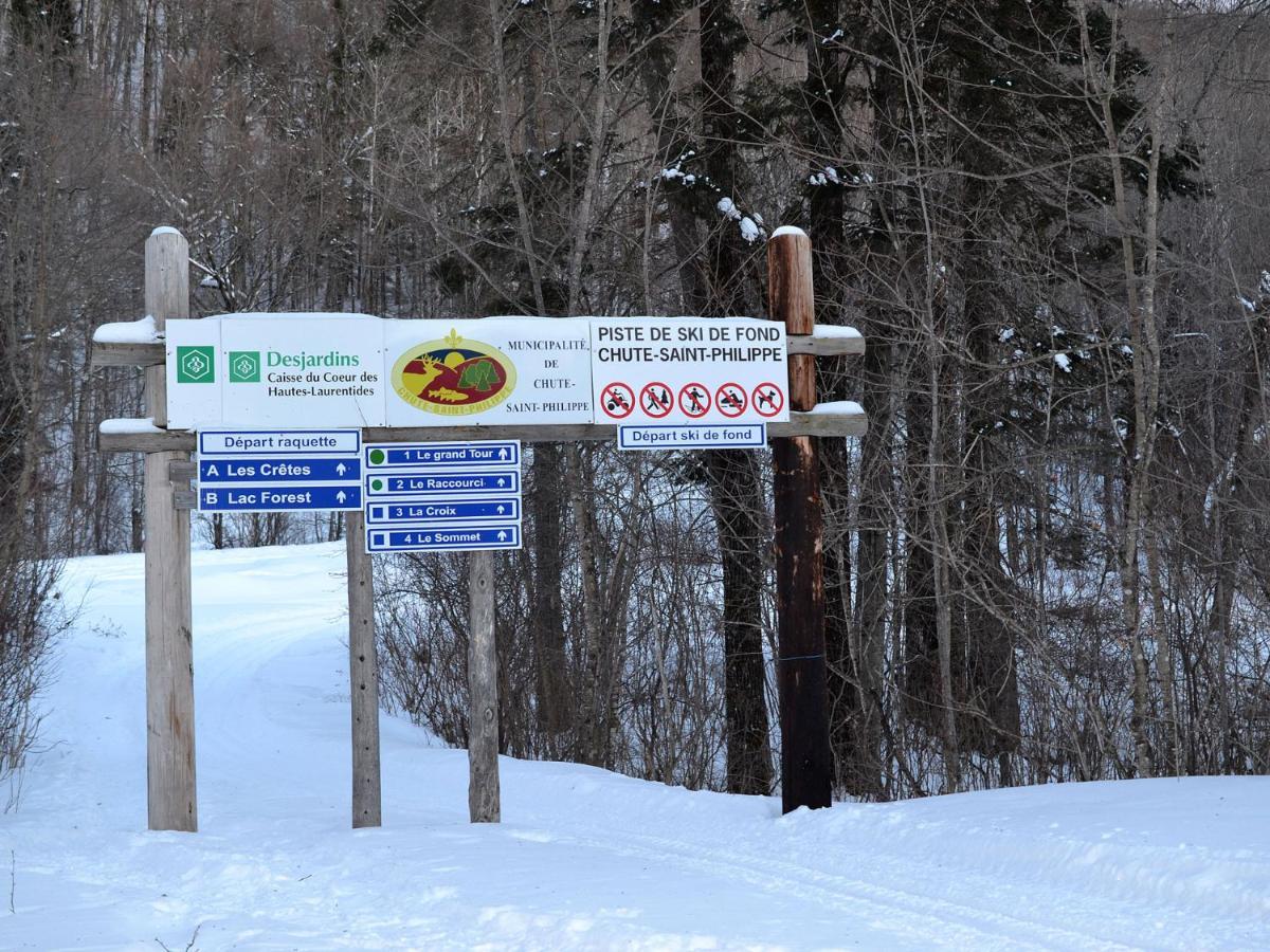 Les 4 Chalets - Le 605 Lac-Saint-Paul ภายนอก รูปภาพ